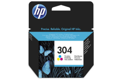HP 304 Tri Colour Ink Cartridge.
